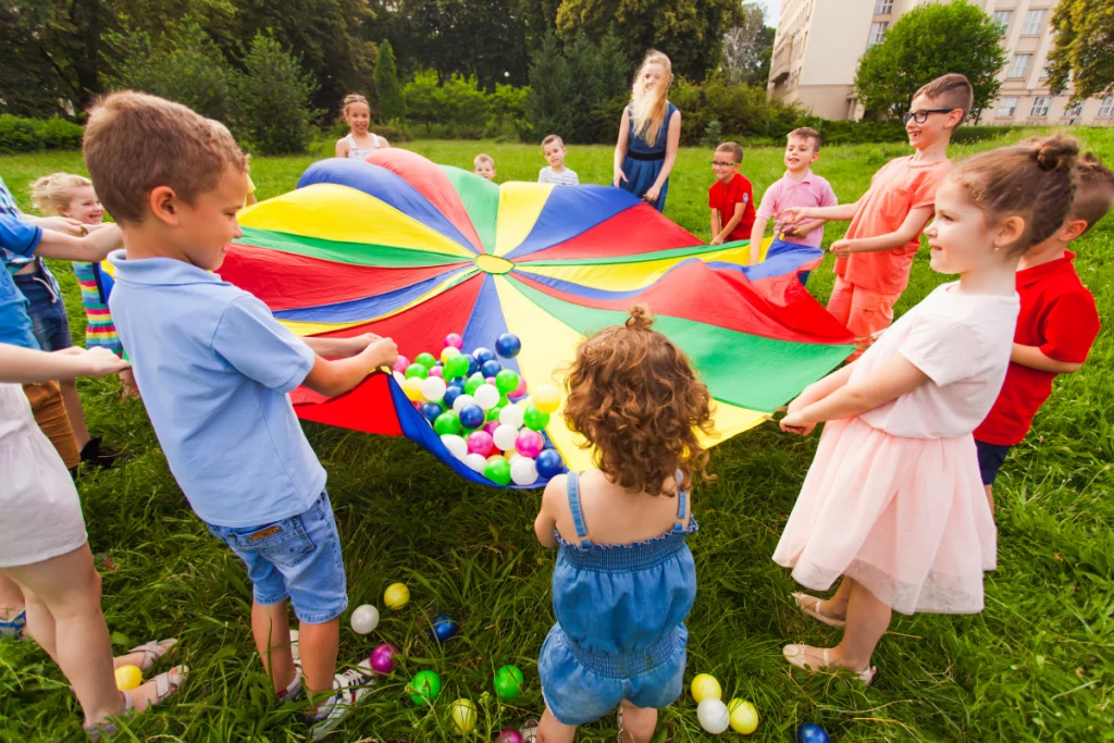 Crianças na festa infantil