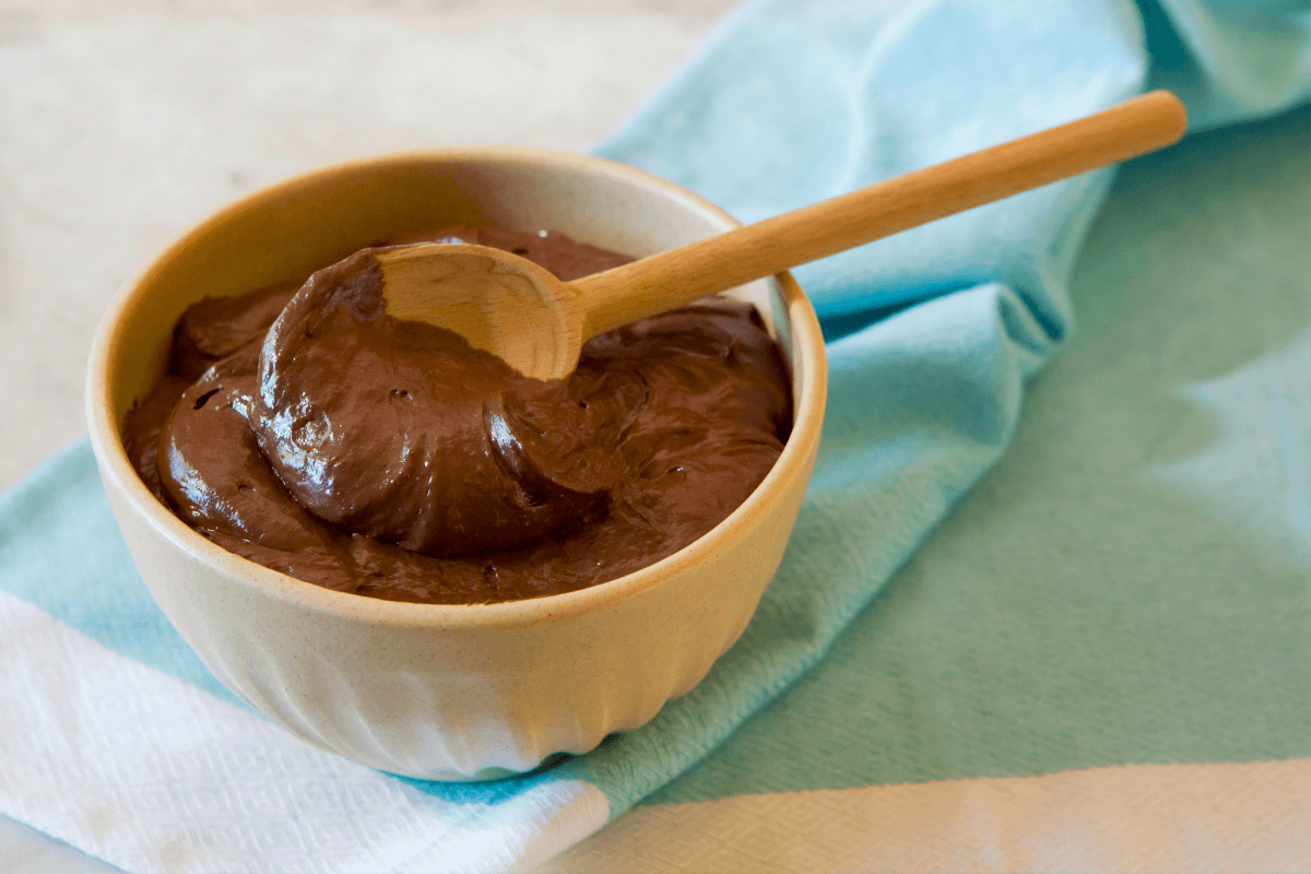 mousse de chocolate